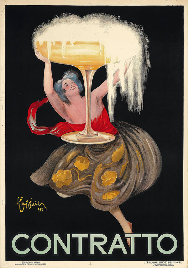 Leonetto Cappiello — Contratto | Vintage Poster Print