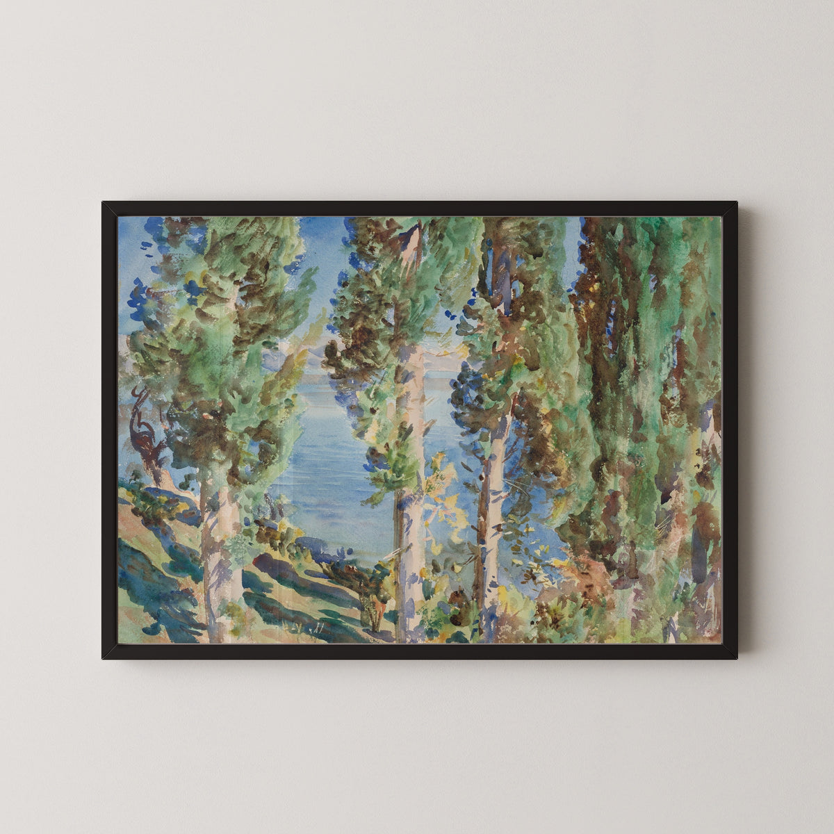 John Singer Sargent — Corfu: Cypresses | Fine Art Print
