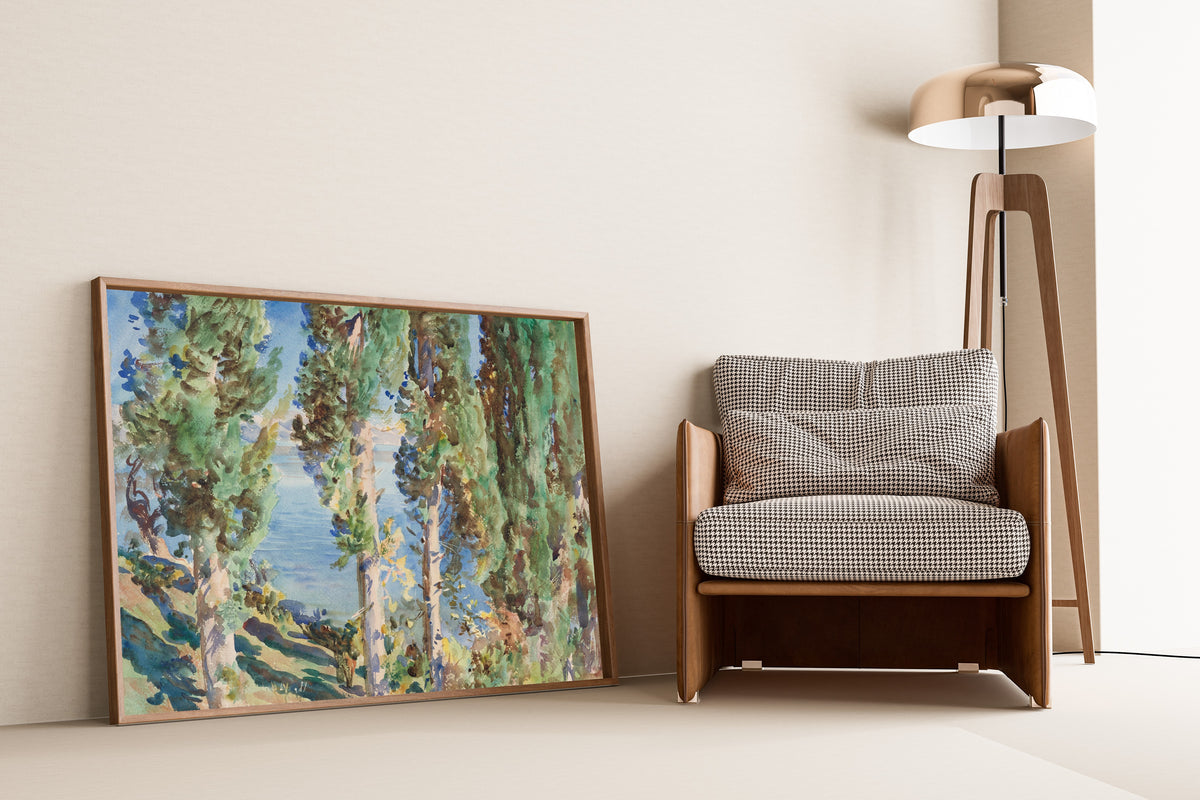 John Singer Sargent — Corfu: Cypresses | Fine Art Print