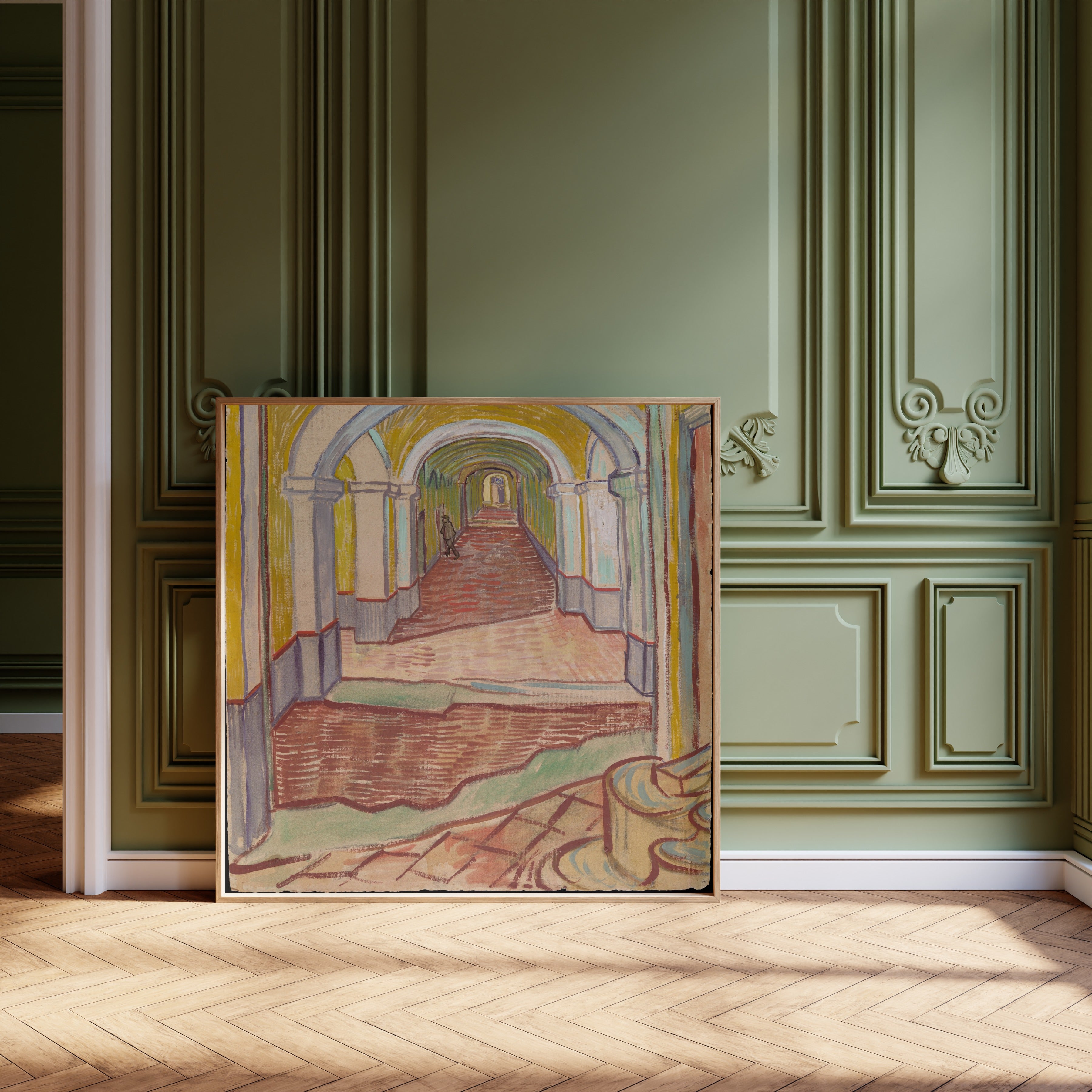 Vincent van Gogh — Corridor in the Asylum | Fine Art Print