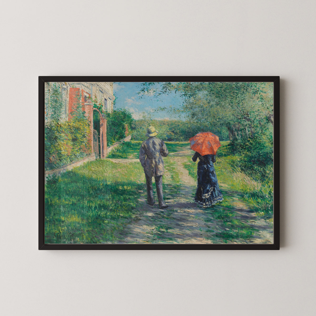 Gustave Caillebotte — Couple on a Walk (Chemin montant) | Fine Art Print