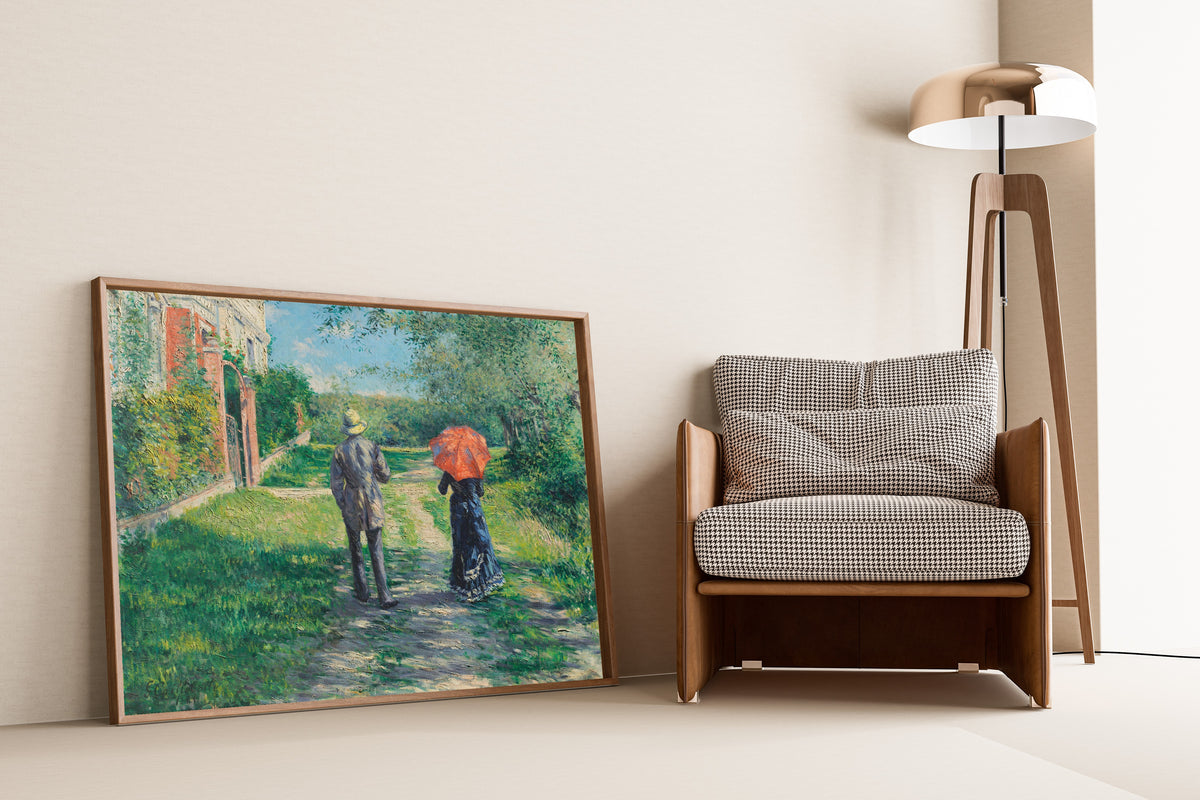 Gustave Caillebotte — Couple on a Walk (Chemin montant) | Fine Art Print