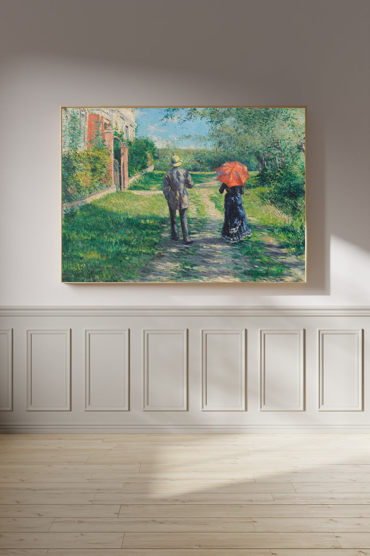 Gustave Caillebotte — Couple on a Walk (Chemin montant) | Fine Art Print