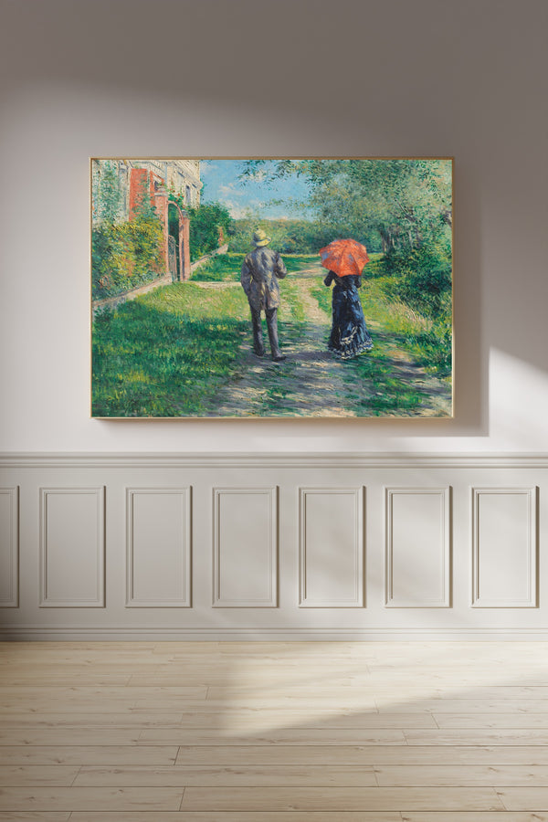 Gustave Caillebotte — Couple on a Walk (Chemin montant) | Fine Art Print