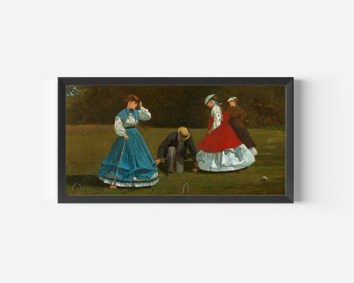 Winslow Homer — Croquet Scene | Fine Art Print