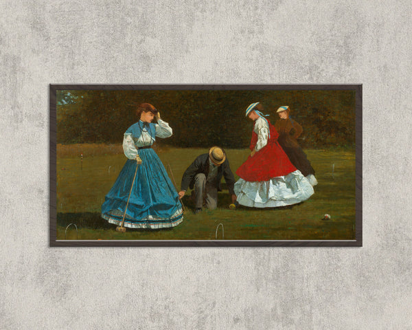 Winslow Homer — Croquet Scene | Fine Art Print