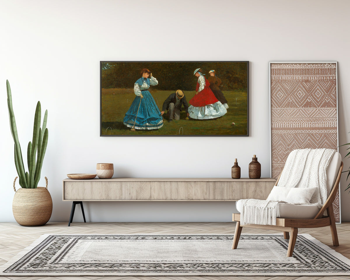 Winslow Homer — Croquet Scene | Fine Art Print