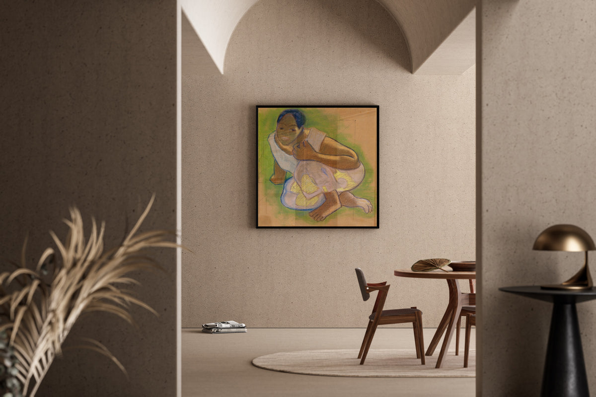 Paul Gauguin — Crouching Tahitian Woman | Fine Art Print