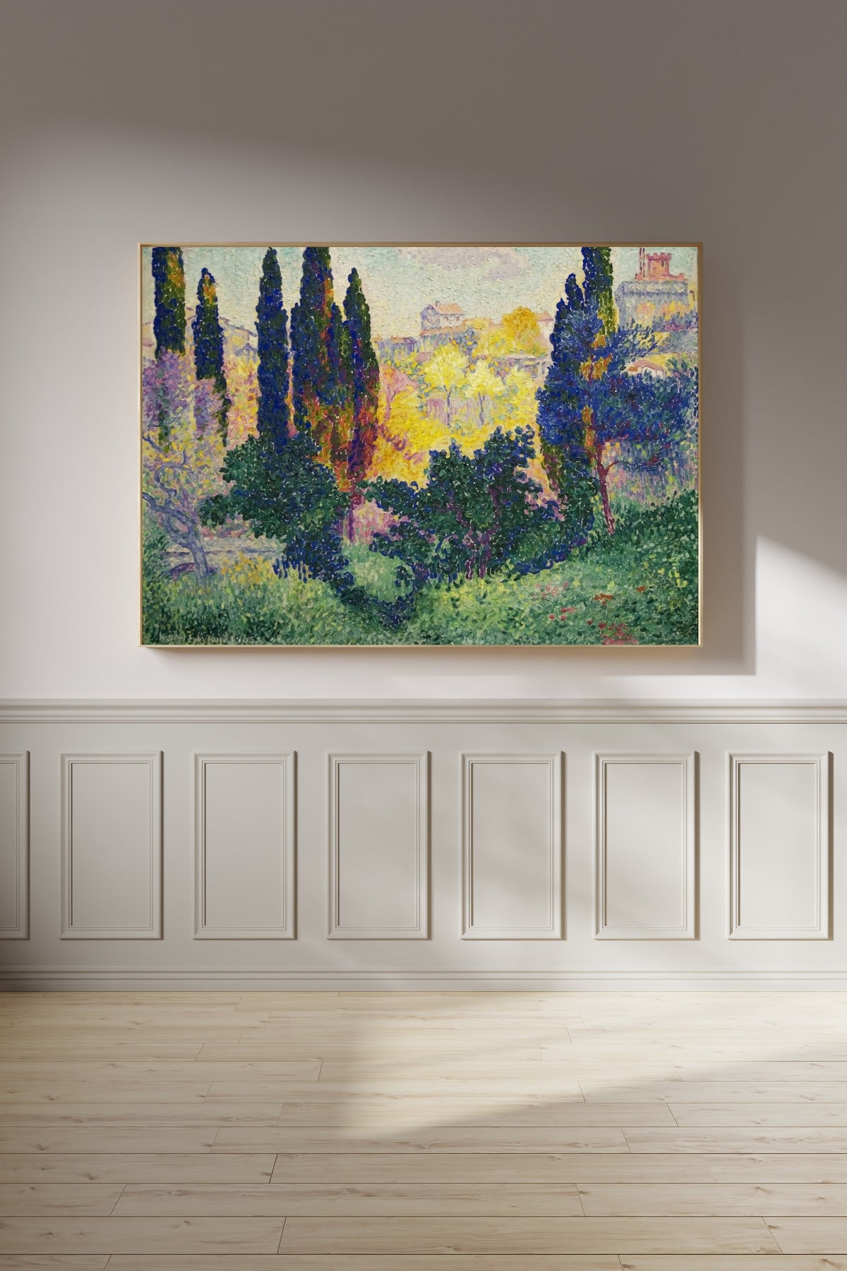 Henri-Edmond Cross — Cypresses at Cagnes (Les Cyprès à Cagnes) | Fine Art Print
