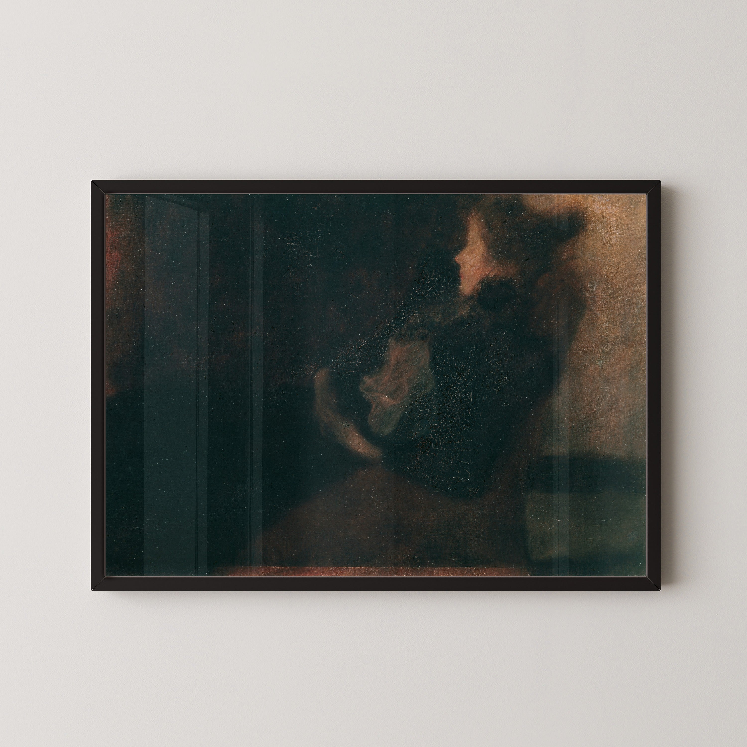 Gustav Klimt — Lady by the Fireplace (Dame am Kamin) | Fine Art Print