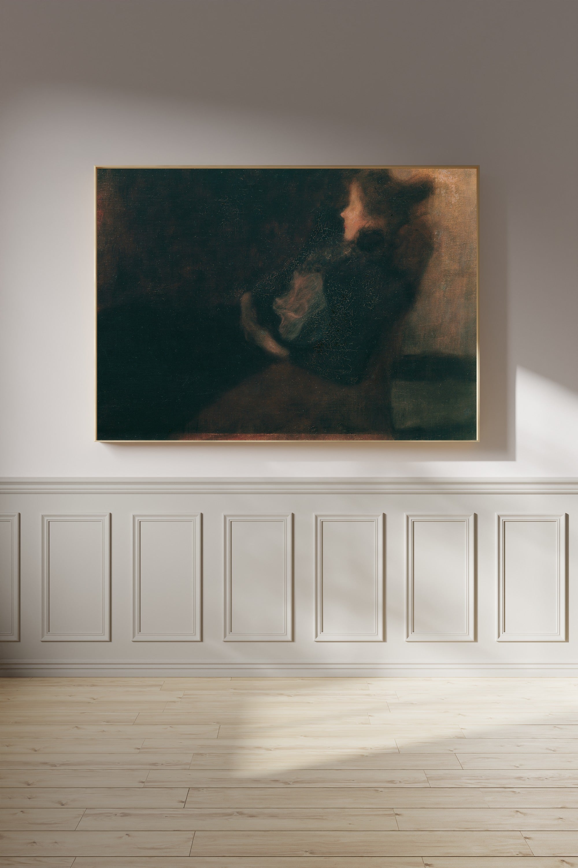 Gustav Klimt — Lady by the Fireplace (Dame am Kamin) | Fine Art Print