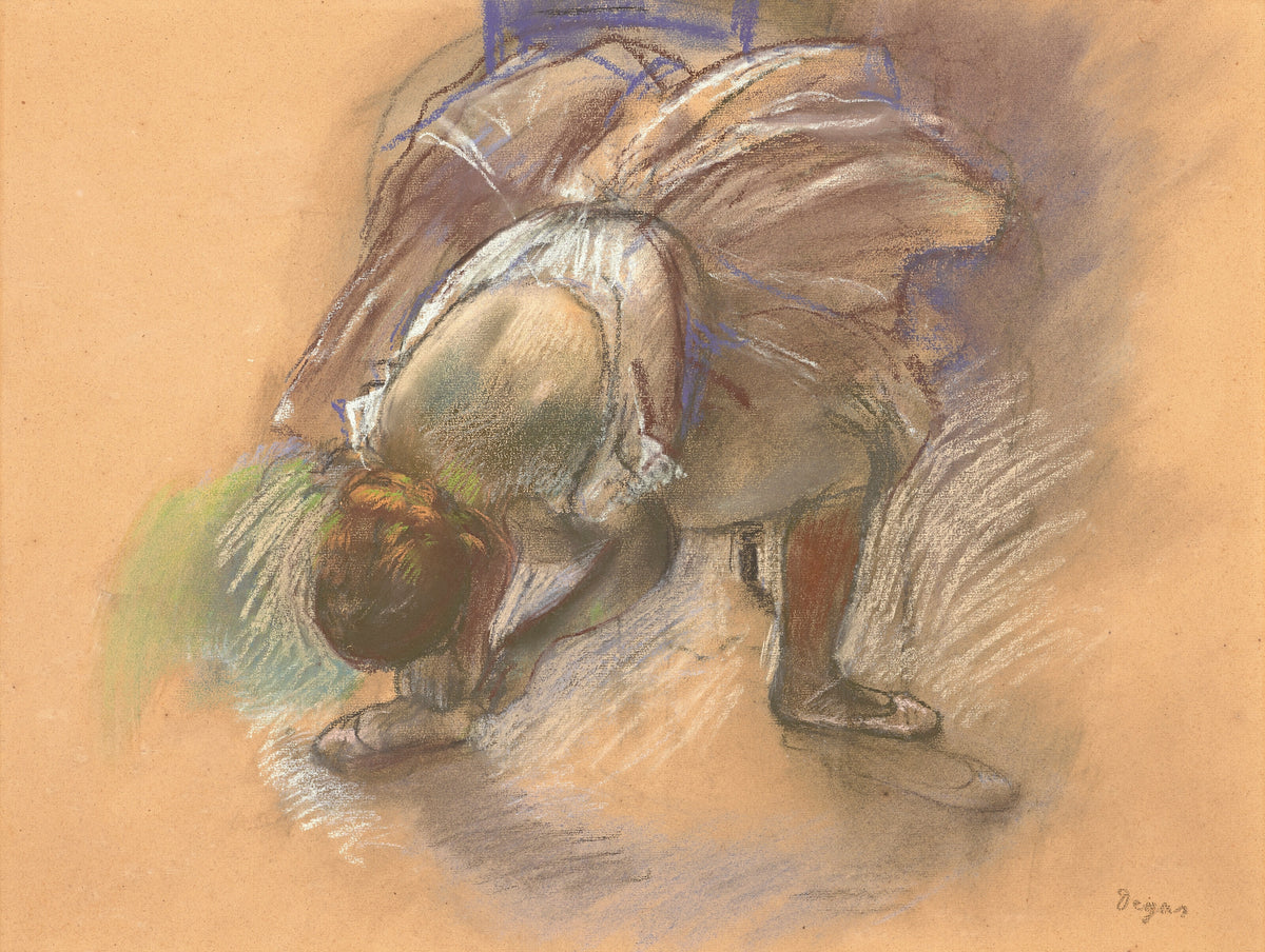 Edgar Degas — Dancer Adjusting Her Slipper (Lilac Tutu) | Fine Art Print