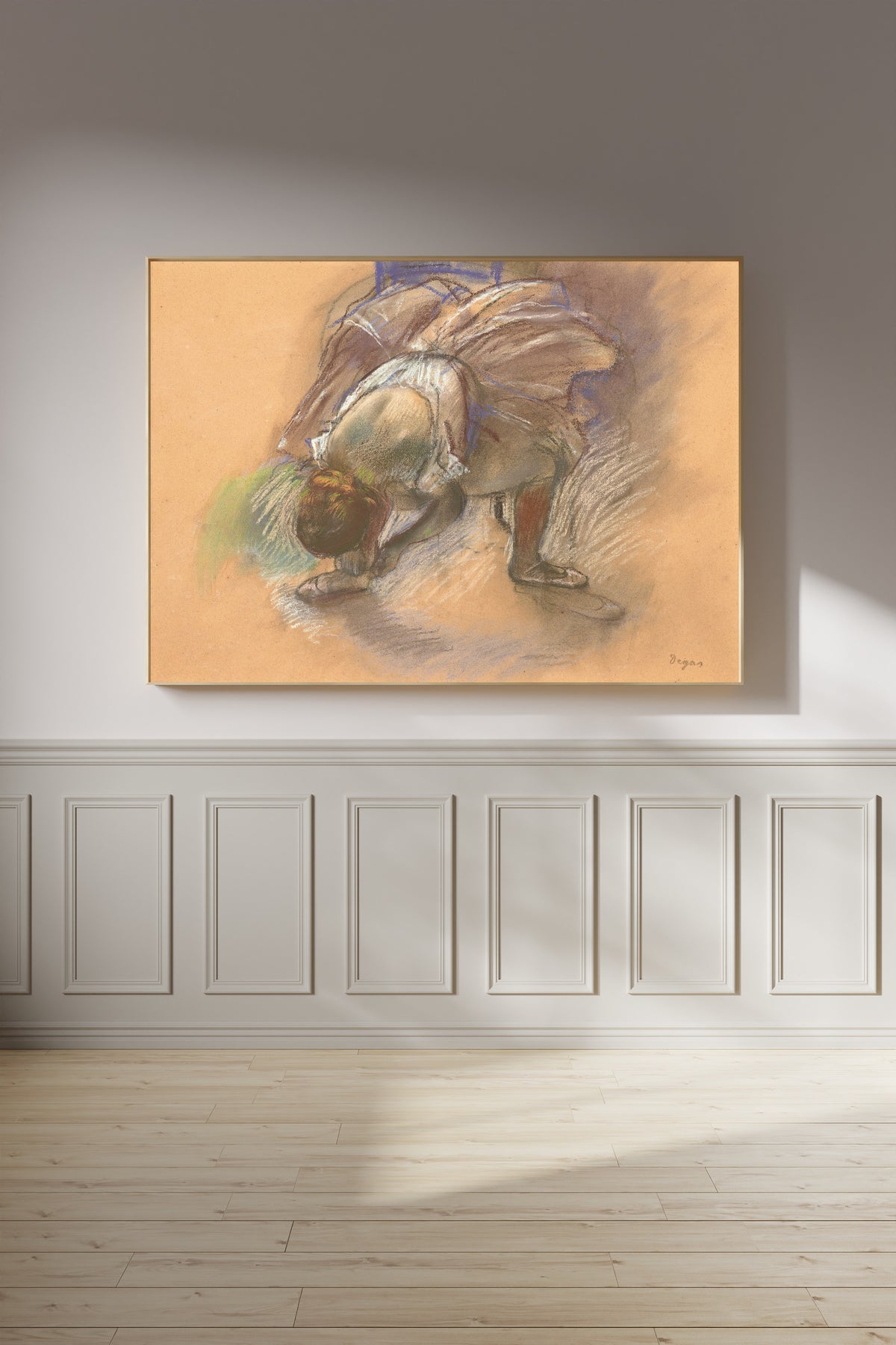 Edgar Degas — Dancer Adjusting Her Slipper (Lilac Tutu) | Fine Art Print