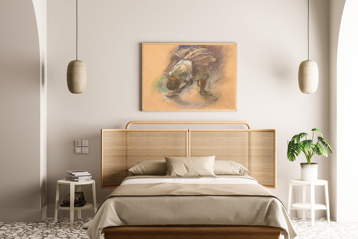 Edgar Degas — Dancer Adjusting Her Slipper (Lilac Tutu) | Fine Art Print