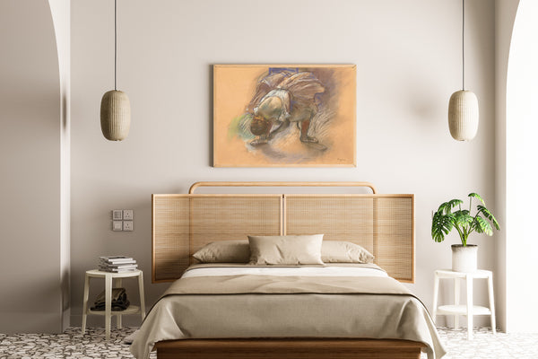 Edgar Degas — Dancer Adjusting Her Slipper (Lilac Tutu) | Fine Art Print