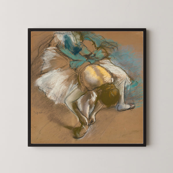 Edgar Degas — Dancer Adjusting Her Slipper (Yellow Bodice) | Fine Art Print