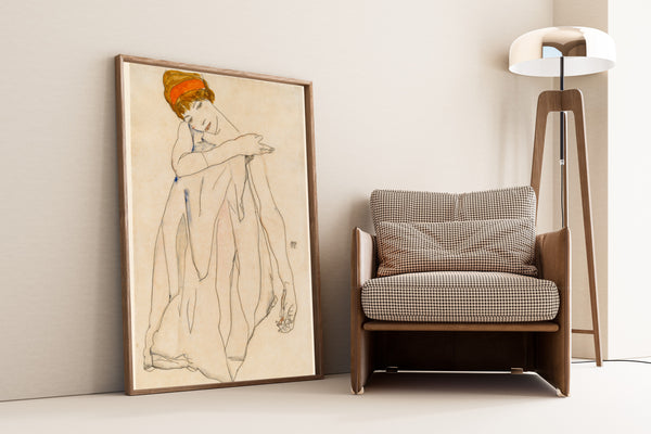Egon Schiele — Dancer (Die Tänzerin) | Expressionist Fine Art Print