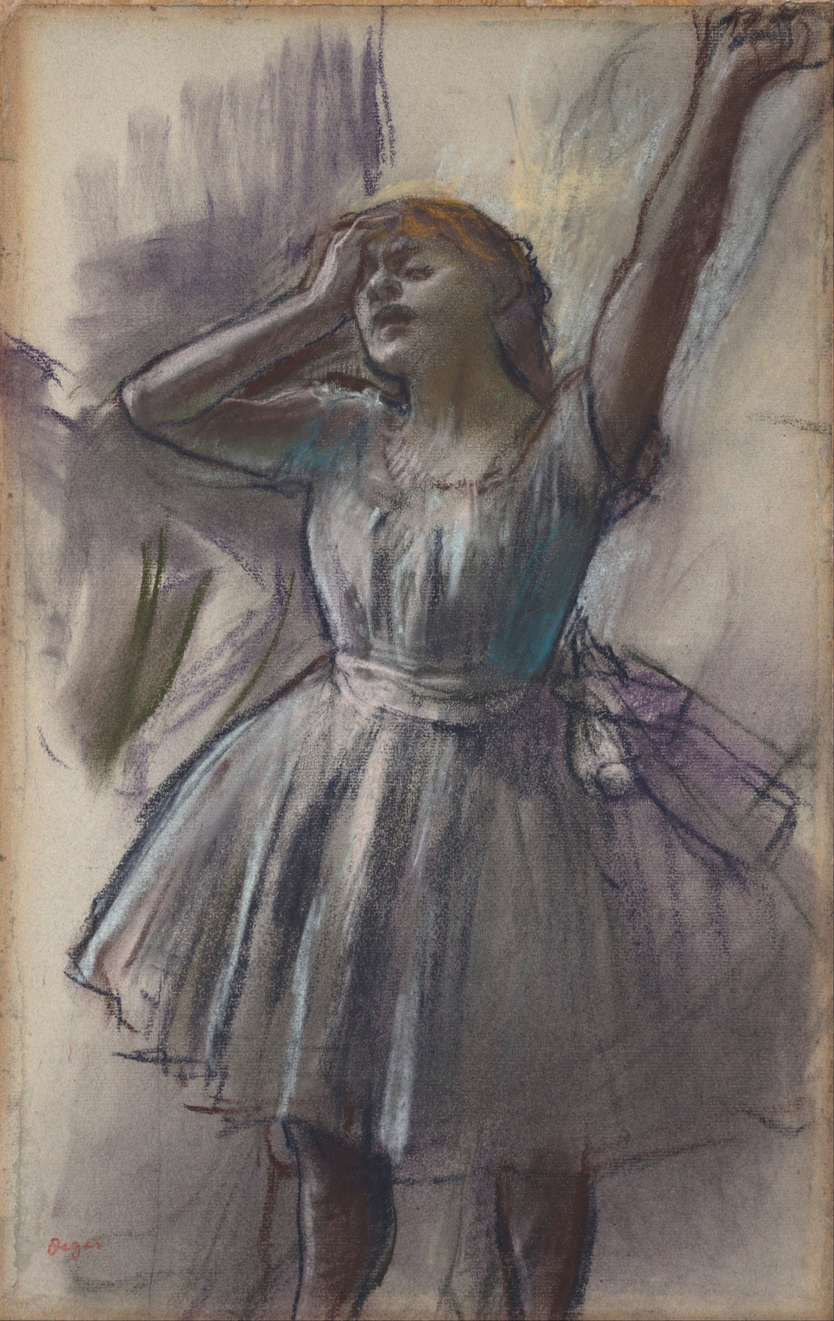 Edgar Degas — Dancer Stretching | Fine Art Print