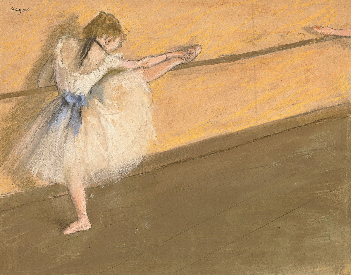 Edgar Degas — Dancer at the Barre (Orange Wall) | Fine Art Print