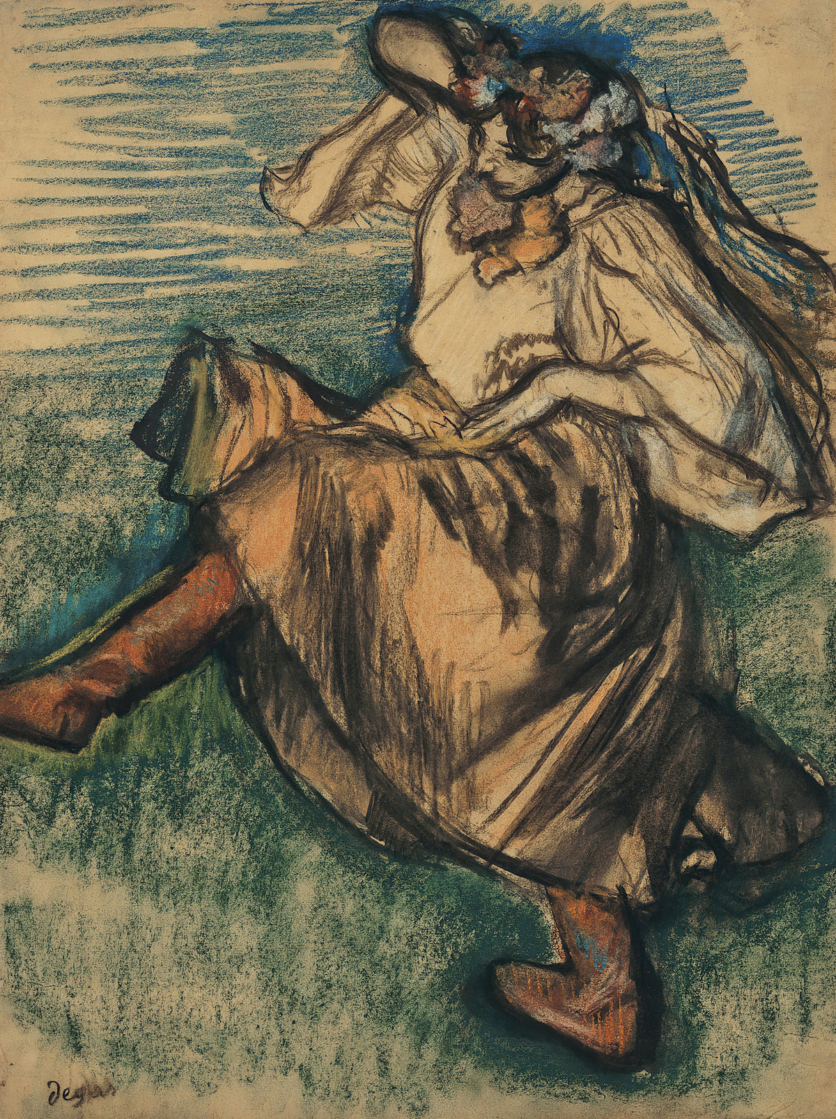 Edgar Degas — Dancer in Ukrainian Dress | Fine Art Print
