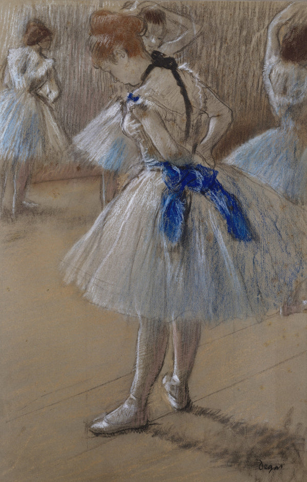 Edgar Degas — Dancer with a Blue Sash | Fine Art Print