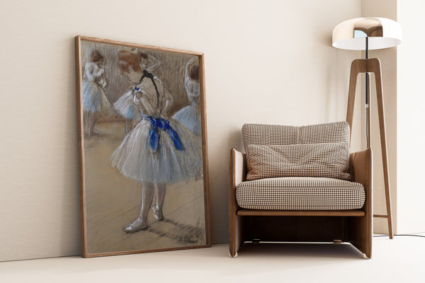 Edgar Degas — Dancer with a Blue Sash | Fine Art Print