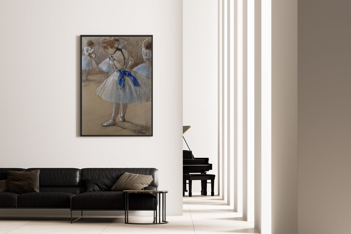 Edgar Degas — Dancer with a Blue Sash | Fine Art Print