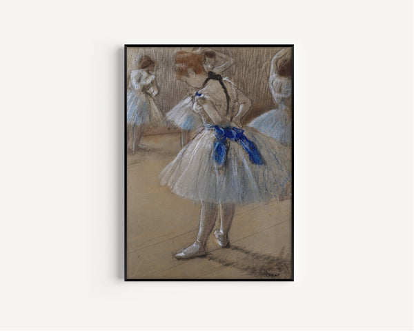 Edgar Degas — Dancer with a Blue Sash | Fine Art Print