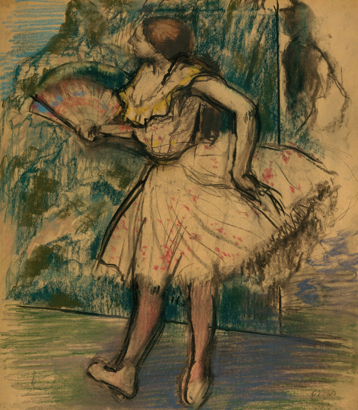 Edgar Degas — Dancer with a Fan | Fine Art Print