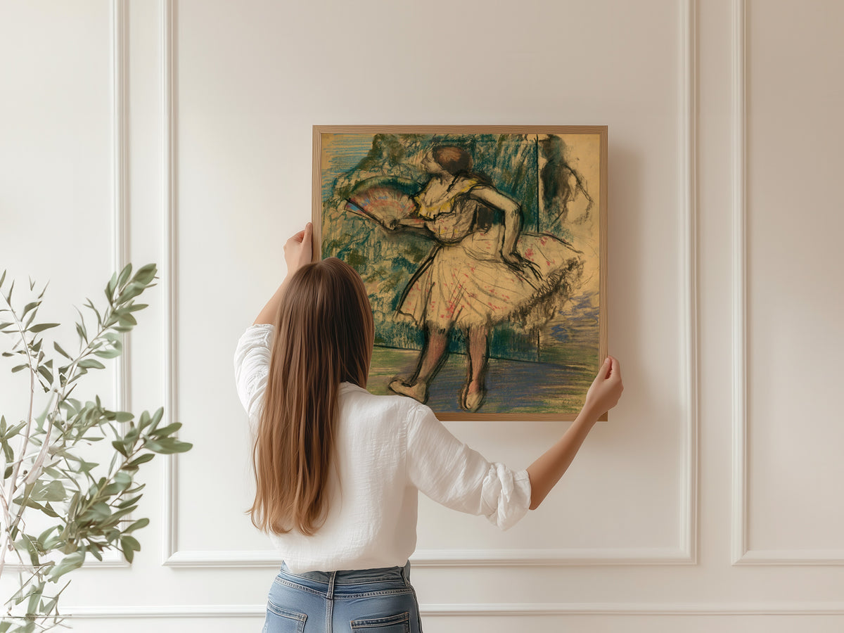 Edgar Degas — Dancer with a Fan | Fine Art Print