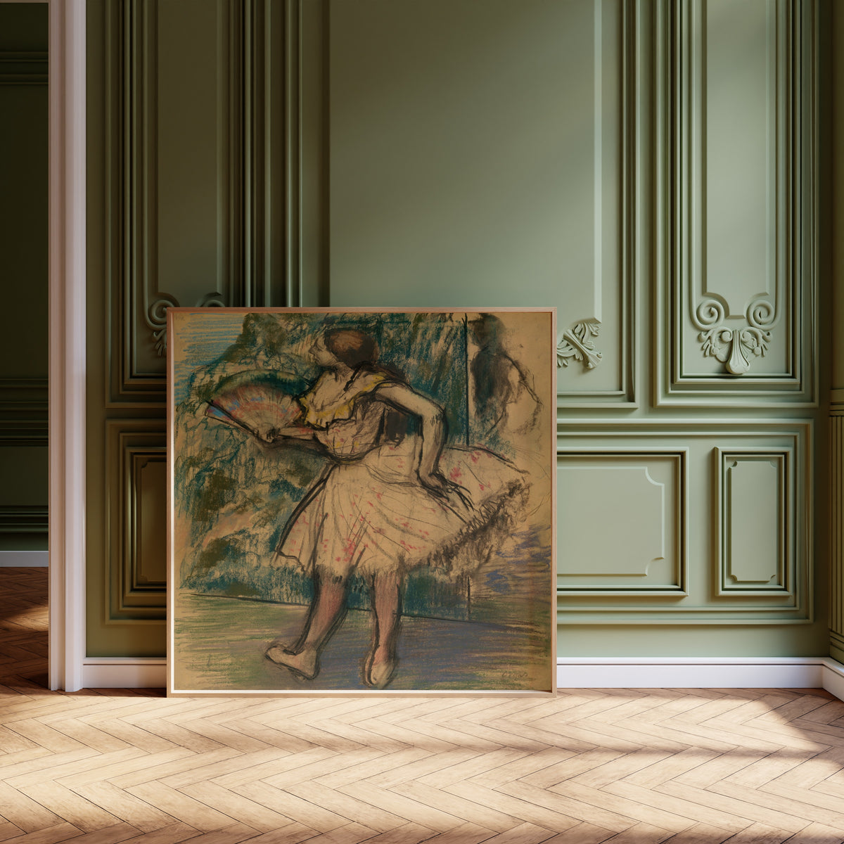 Edgar Degas — Dancer with a Fan | Fine Art Print