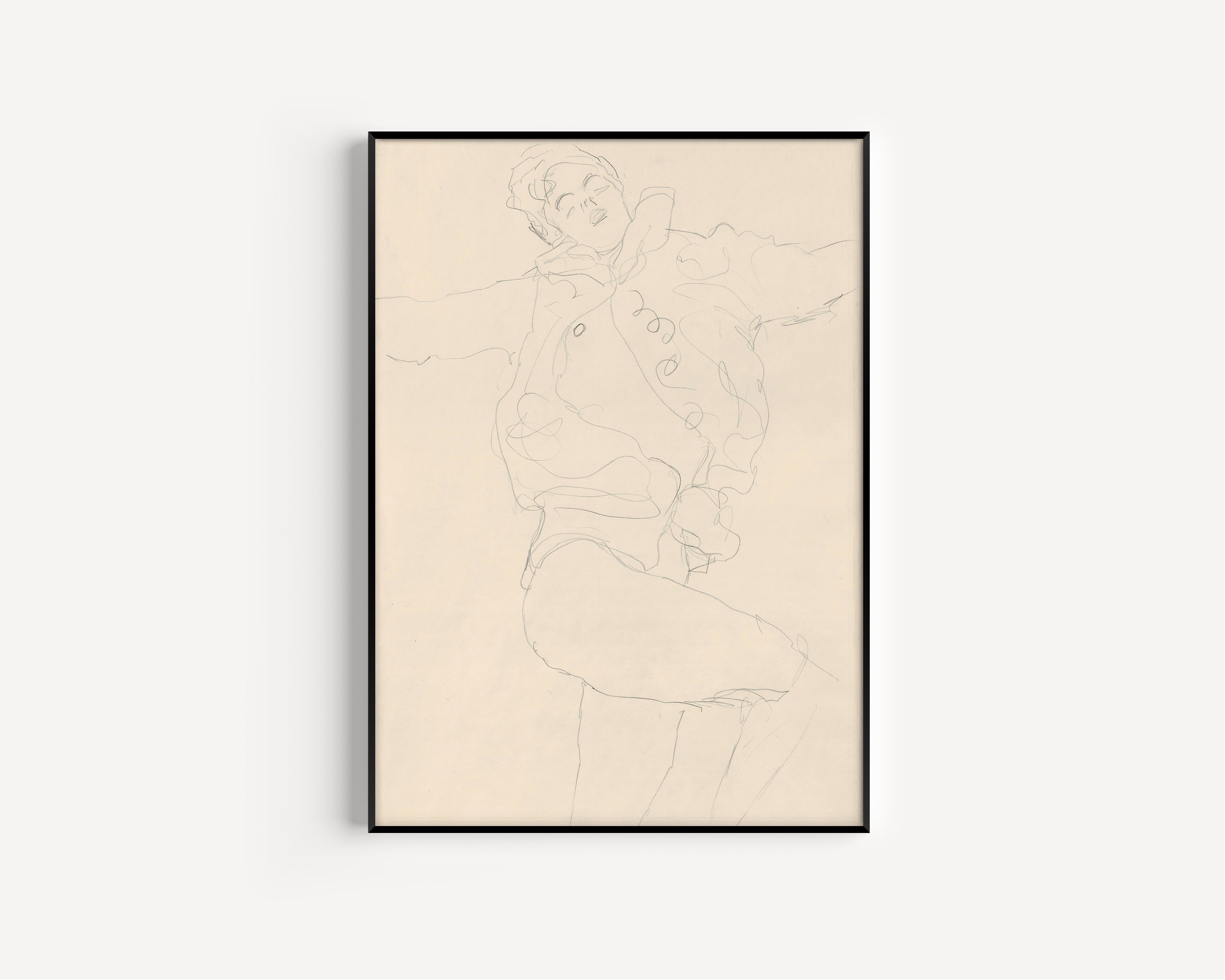 Gustav Klimt — Dancing Woman with Cape | Fine Art Print