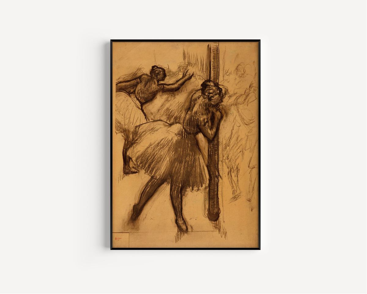 Edgar Degas — Danseuse, appuyée à une colonne | Fine Art Print