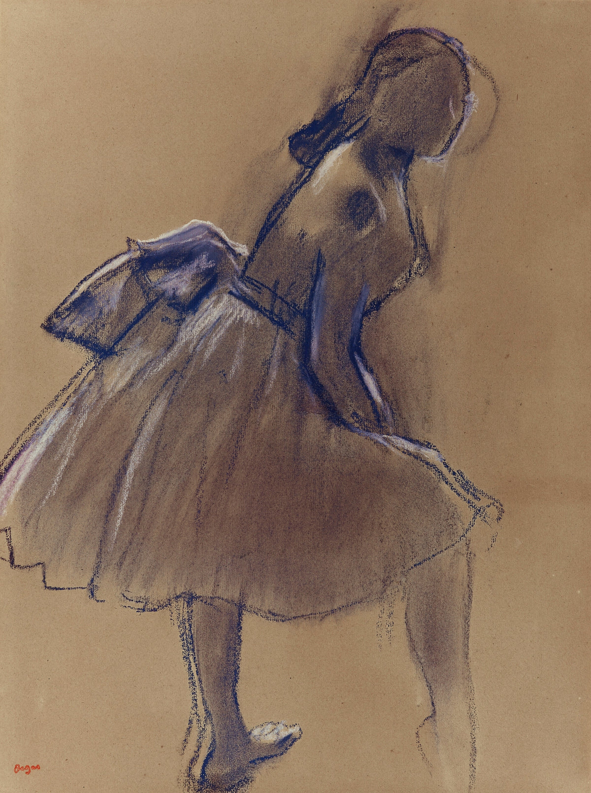 Edgar Degas — Danseuse debout, de profil | Fine Art Print