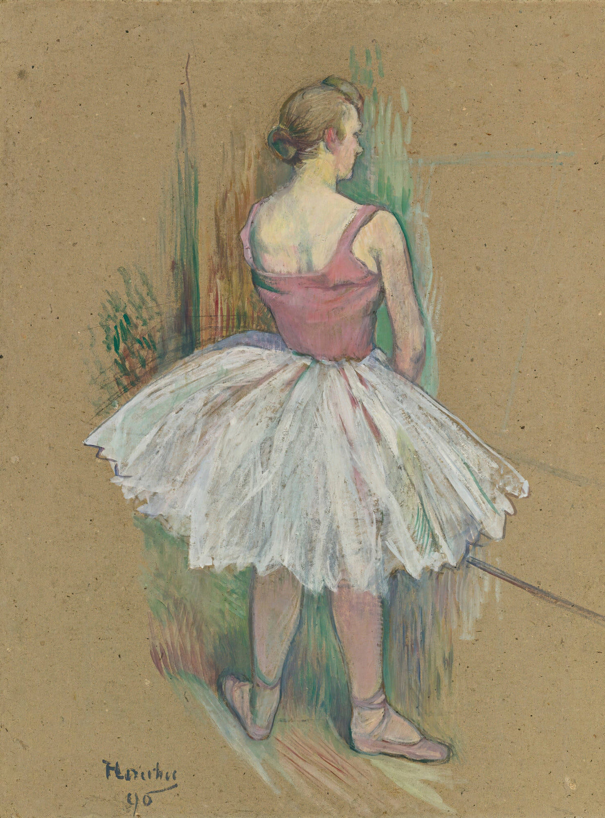 Henri de Toulouse-Lautrec — Danseuse en pied, vue de dos | Fine Art Print