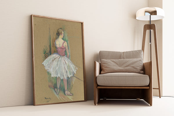 Henri de Toulouse-Lautrec — Danseuse en pied, vue de dos | Fine Art Print