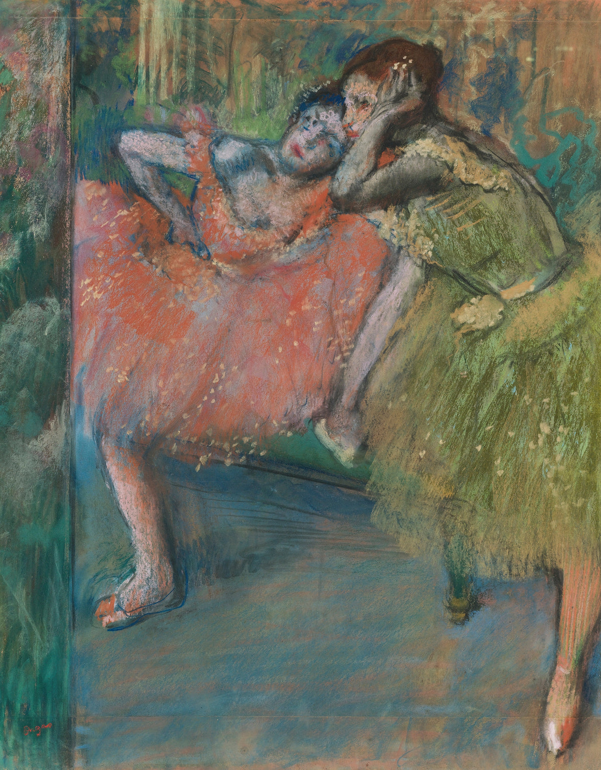 Edgar Degas — Danseuses au foyer | Fine Art Print
