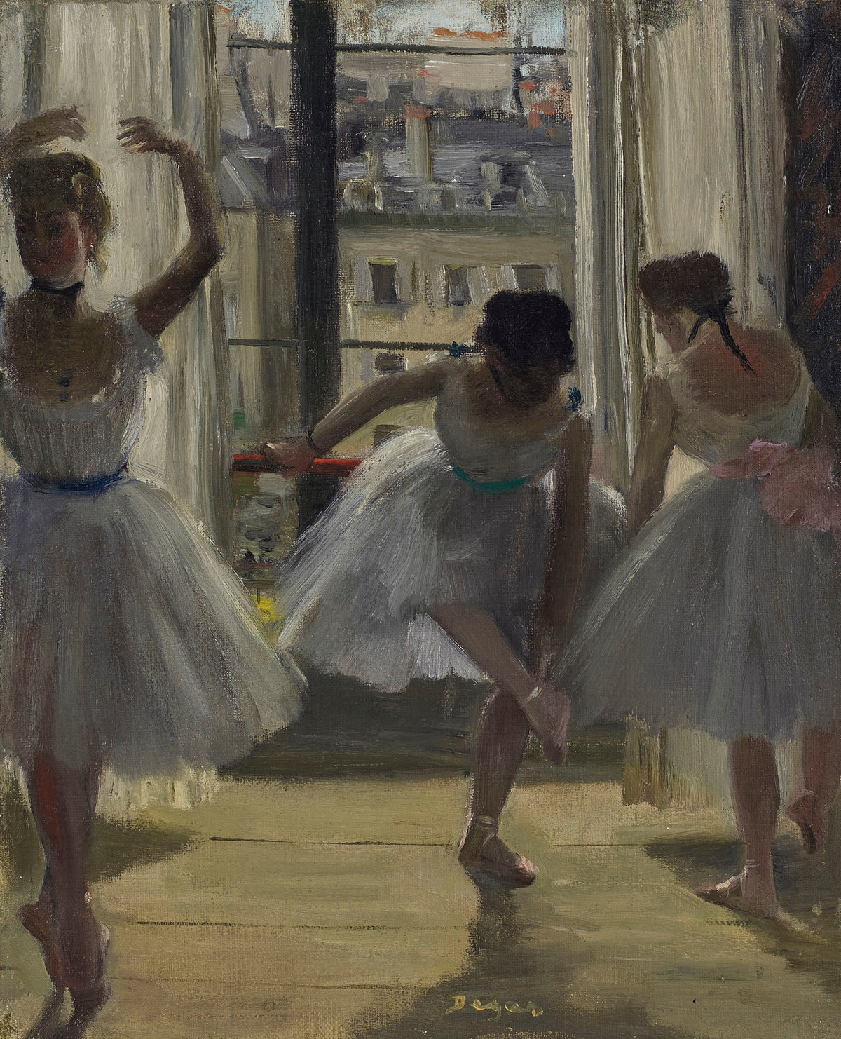 Edgar Degas — Danseuses dans une salle d’exercice (Trois Danseuses) | Fine Art Print