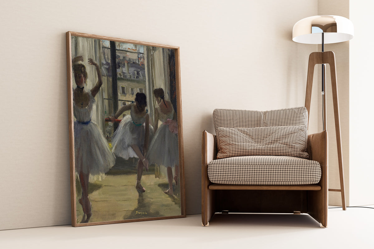 Edgar Degas — Danseuses dans une salle d’exercice (Trois Danseuses) | Fine Art Print
