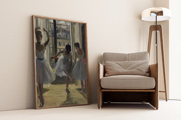 Edgar Degas — Danseuses dans une salle d’exercice (Trois Danseuses) | Fine Art Print