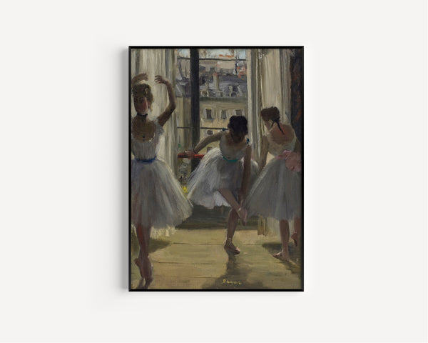 Edgar Degas — Danseuses dans une salle d’exercice (Trois Danseuses) | Fine Art Print