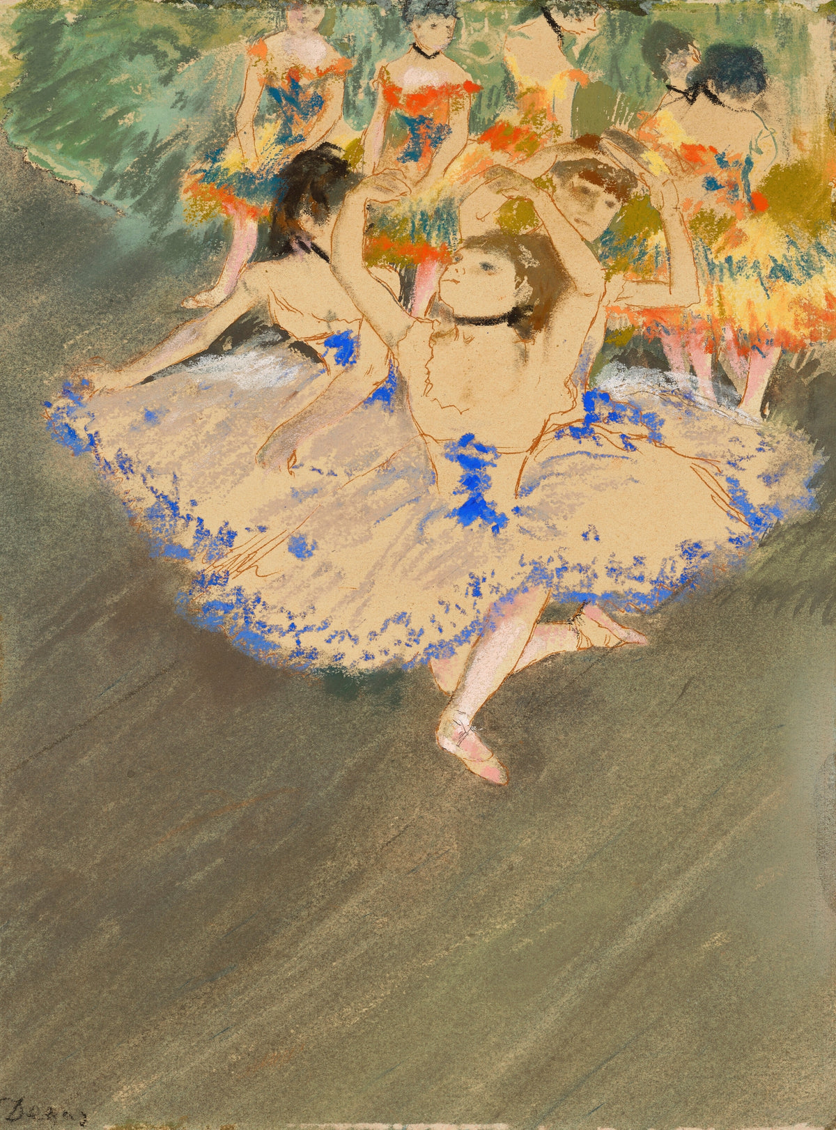 Edgar Degas — Danseuses sur la scène | Fine Art Print