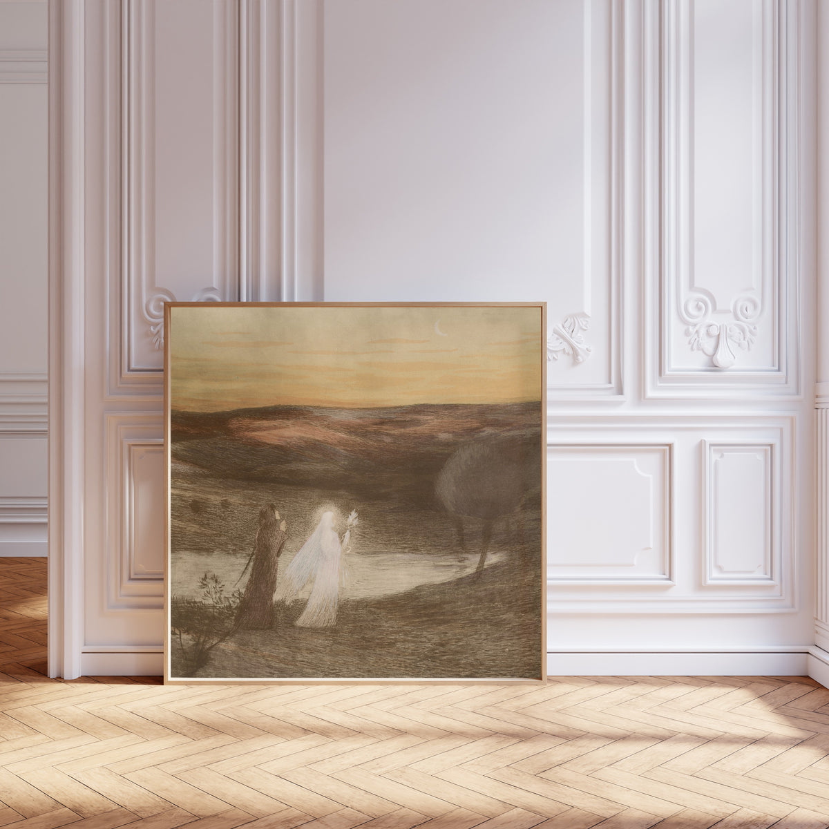 Henri Martin — Dante rencontre Béatrix | Fine Art Print
