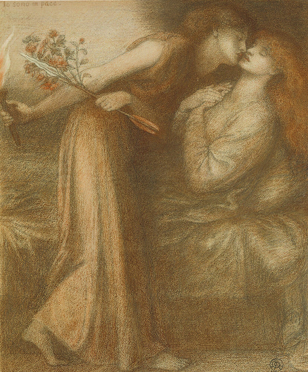 Dante Gabriel Rossetti — Dante's Dream (Io sono in pace) | Pre-Raphaelite Art Print