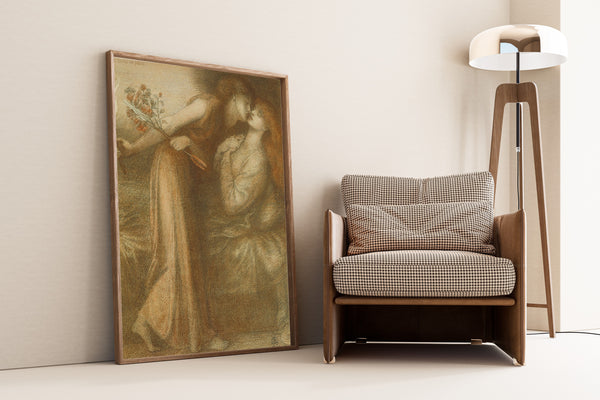 Dante Gabriel Rossetti — Dante's Dream (Io sono in pace) | Pre-Raphaelite Art Print