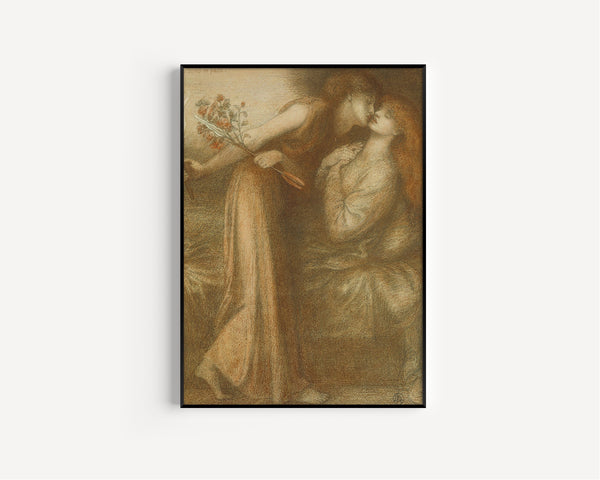 Dante Gabriel Rossetti — Dante's Dream (Io sono in pace) | Pre-Raphaelite Art Print