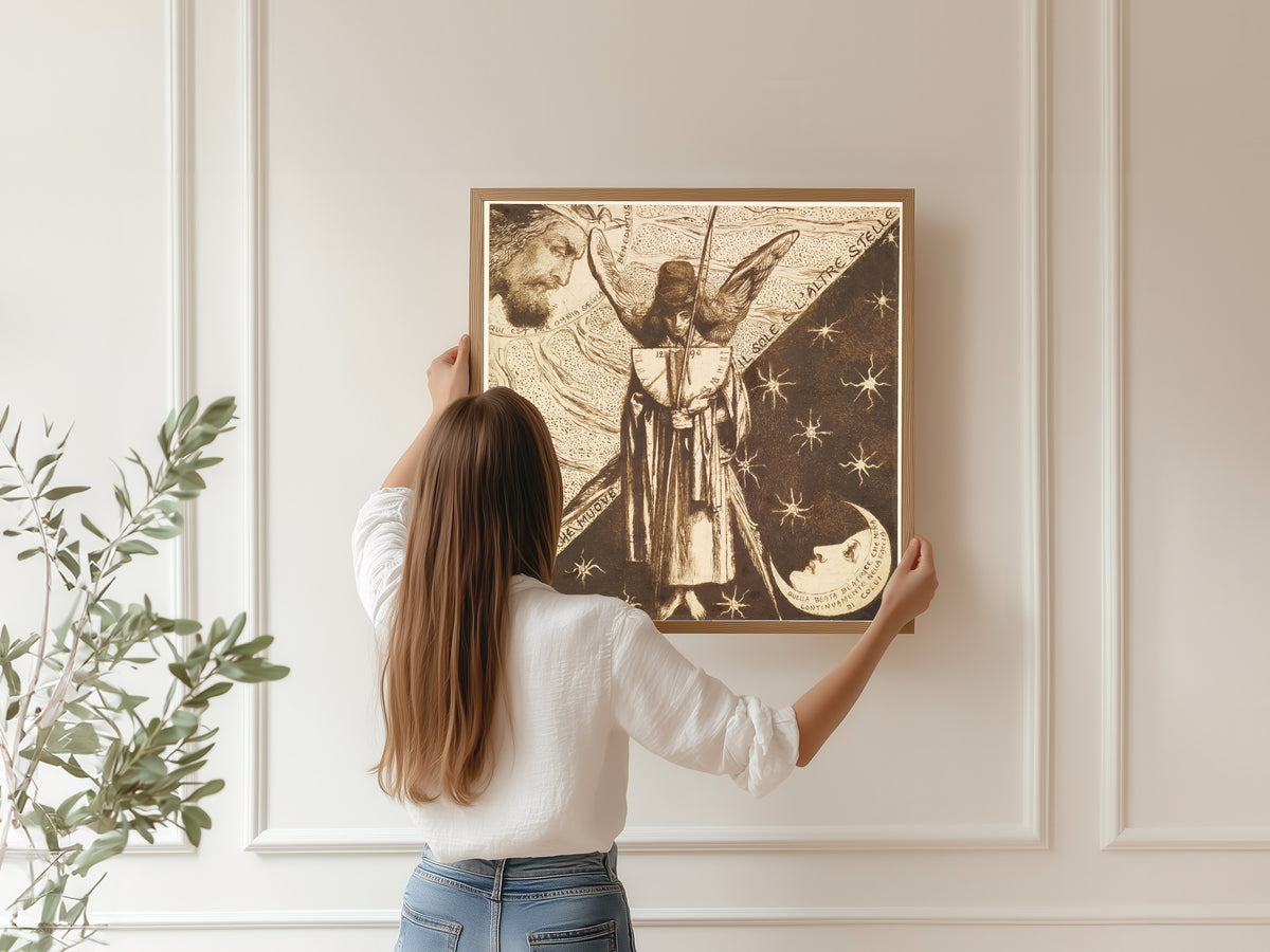 Dante Gabriel Rossetti — Dantis Amor | Pre-Raphaelite Art Print