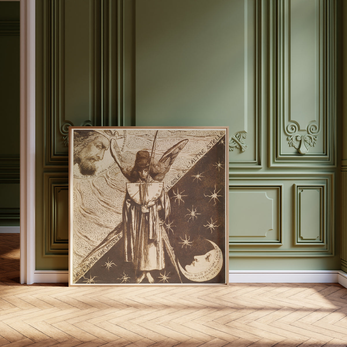 Dante Gabriel Rossetti — Dantis Amor | Pre-Raphaelite Art Print
