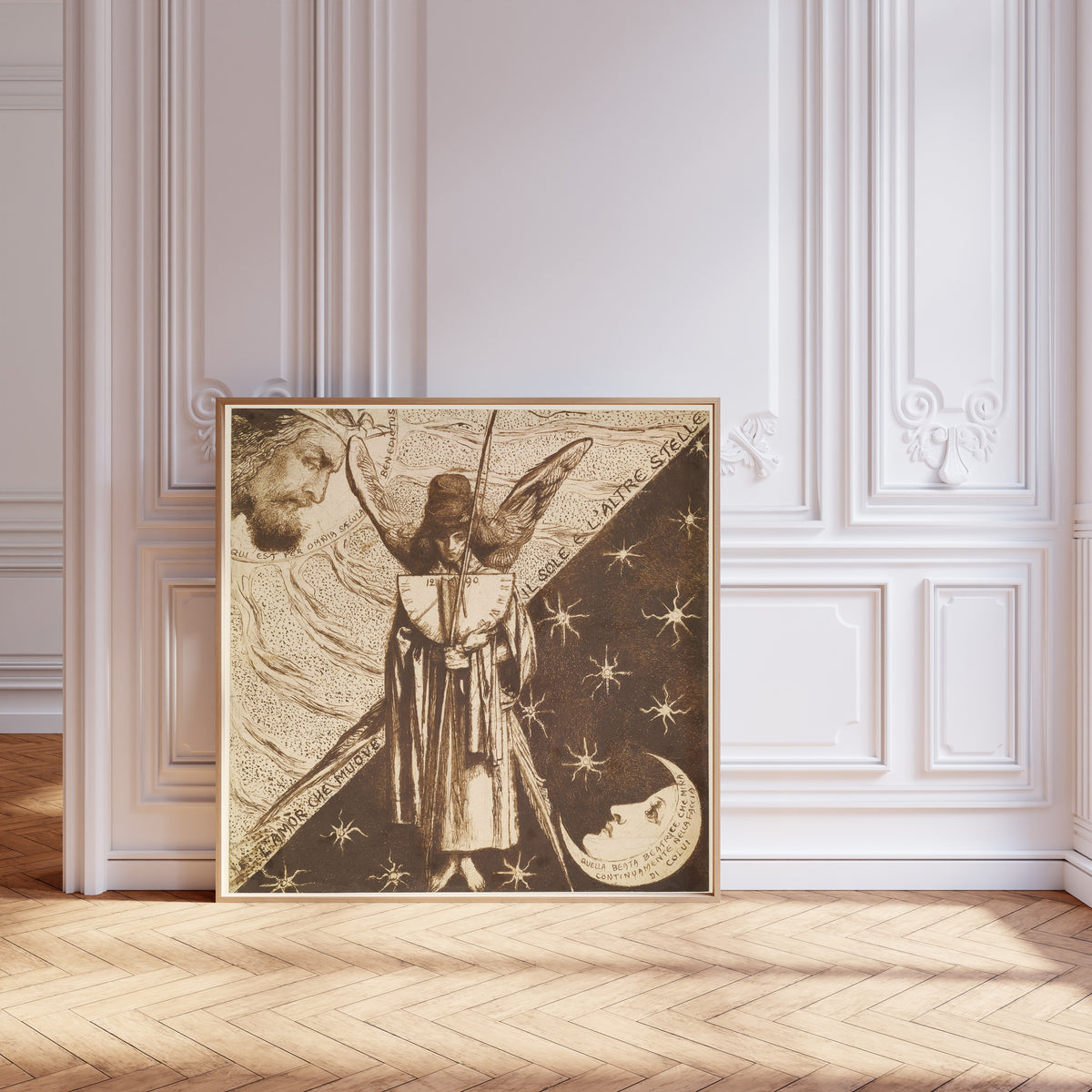 Dante Gabriel Rossetti — Dantis Amor | Pre-Raphaelite Art Print