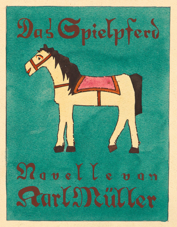 Karl Wiener — Das Spielpferd (The Toy Horse) | Vintage Poster Print